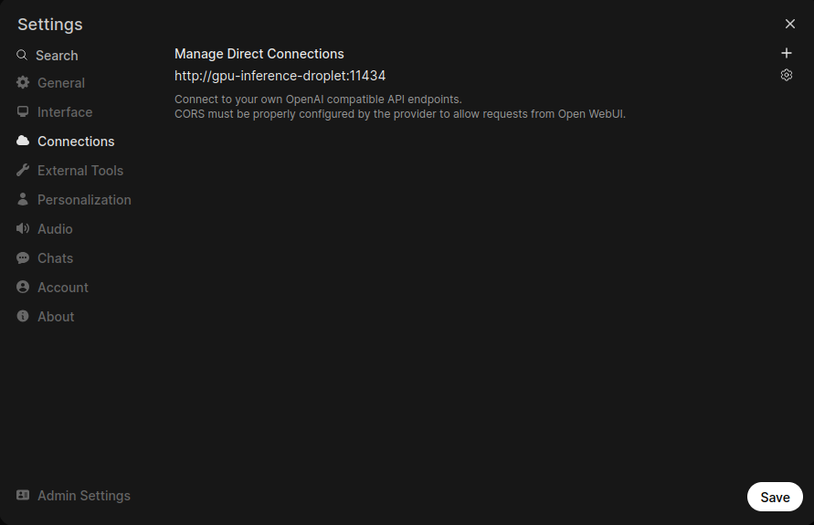Connection added